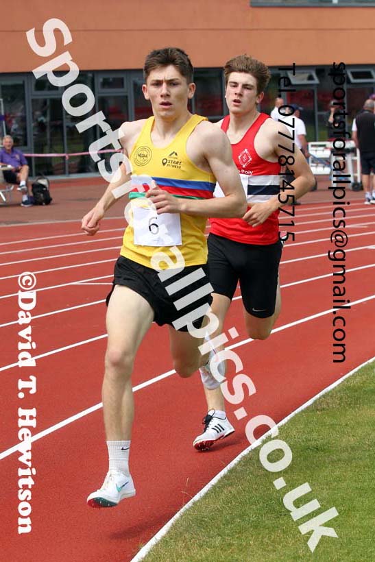 800 metres, 2021 Northumberland, Durham and Cleveland Schools. Photo: David T. Hewitson/Sports for All Pics